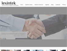 Tablet Screenshot of lexintek.com